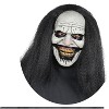 Seasonal Visions Mens Sweet Dreams Jabber Jaw Clown Costume Mask - 12 in. - White - 3 of 3