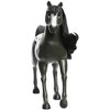 Moving Head Approx. 8-in Mattel Spirit Untamed Herd Horse Bay Pinto with Long Black Mane & Playful Stance​ Great Gift for Horse Fans Ages 3 Years Old & Up GXD99