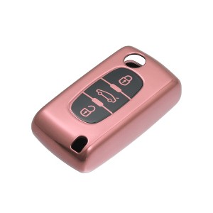 Unique Bargains Silicone Smart Key Fob Cover for Peugeot 207 307 308 407 3008 - 1 of 4