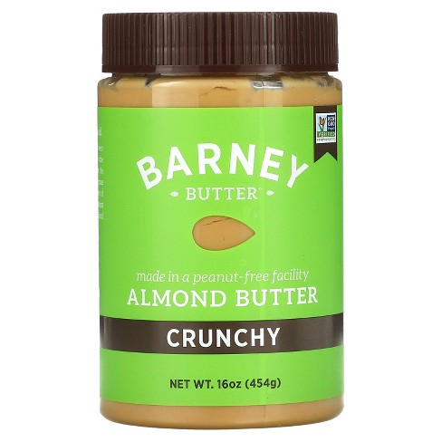 Barney Butter Almond Butter, Crunchy, 16 Oz (454 G) : Target