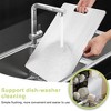 Stainless Steel Kitchen Cutting Board, Double-Sided, Food-Grade, for Meat, Cheese, Vegetable Cutting - 2 of 4