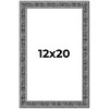 PosterPalooza | Distressed Black Picture Frame - UV Acrylic, Foam Board Backing, Hanging Hardware - 2 of 4
