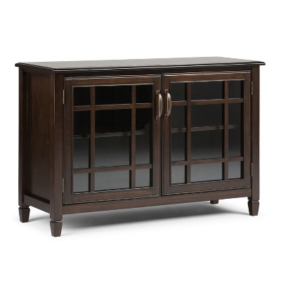 Hampshire Entryway Storage Cabinet Dark Chestnut Brown - Wyndenhall : Target