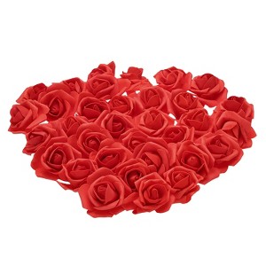 Unique Bargains Realistic Appearance Soft Texture Artificial Flower 100 Pcs - 1 of 4