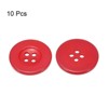 Unique Bargains Resin Snap Fastener Round Flat 4-Hole Sewing Buttons 10 Pcs - 3 of 4