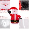 Zone Tech Christmas Blow-Up Decor for Cars - 12V Car Blower Plug LED Lights Decoration Outdoor Inflatables for Automotive Christmas Decor - 4 of 4