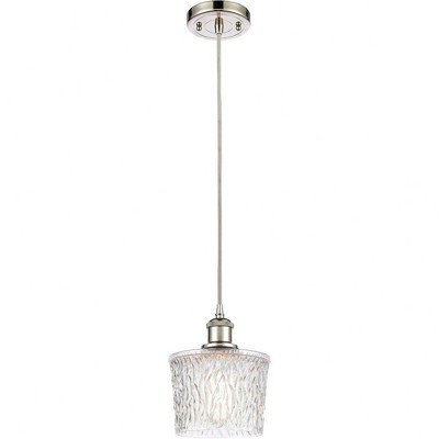 Niagra - 1 Light Mini Pendant-Black Antique Brass Finish    -Traditional Installation