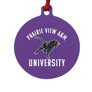 Prairie View A&M Panthers Logo Aluminum Holiday Christmas Tree Ornament - 1 of 4