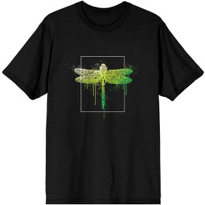 Natural World Dragonfly Men's Black T-Shirt - 1 of 3
