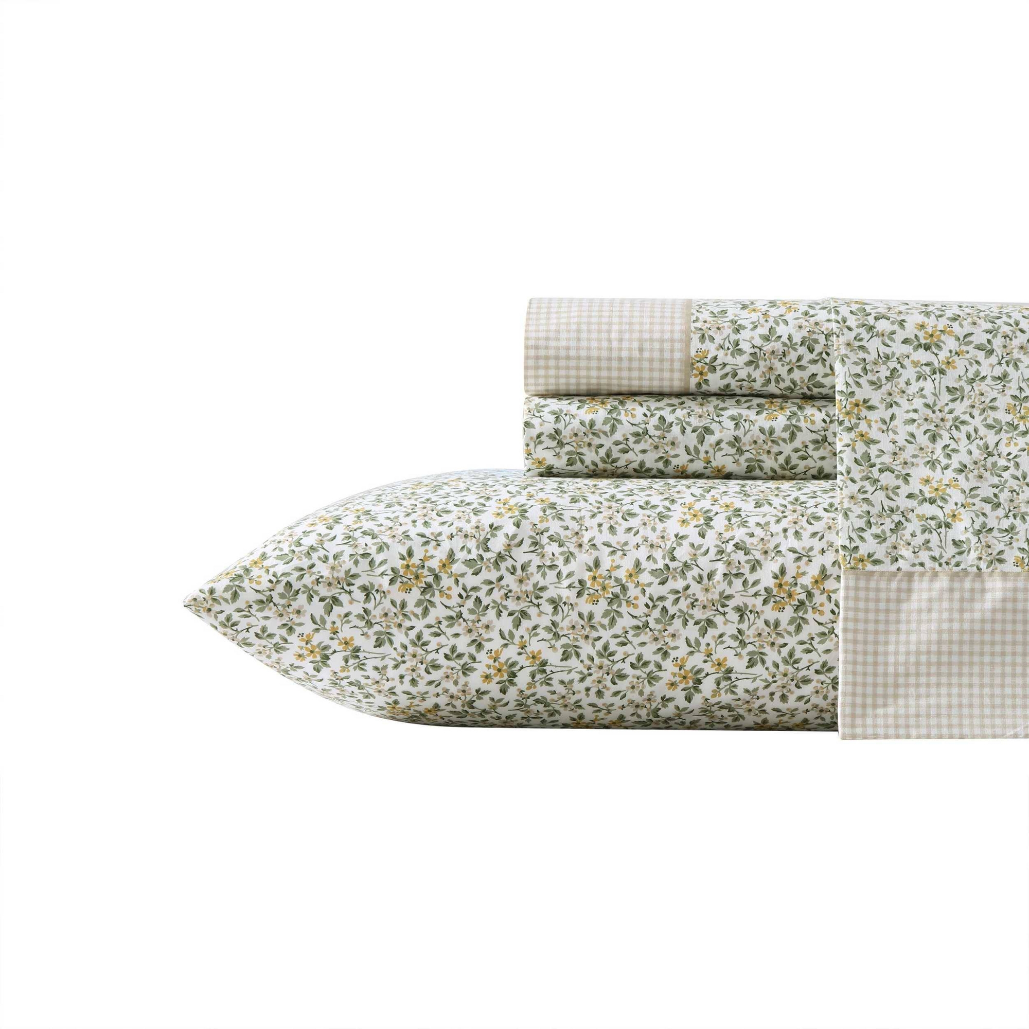 Laura Ashley Queen Sheet Set Tierney Green