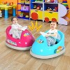 Infans Kids Ride On Car, 6V Bumper Car Electric Vehicles with 2 Driving Modes Blue - 2 of 4