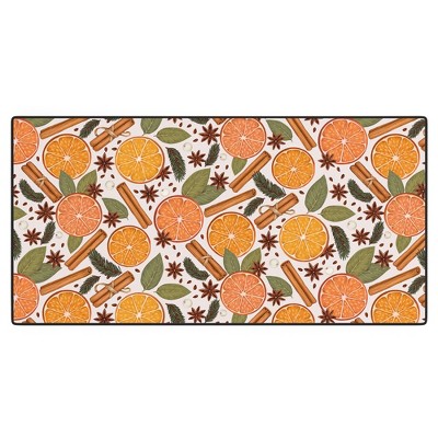 Avenie Christmas Cinnamon Spice Desk Mat -Deny Designs