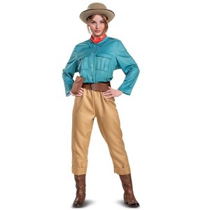 Jungle Cruise Lily Deluxe Women's Costume, Large (12-14) - 1 of 2