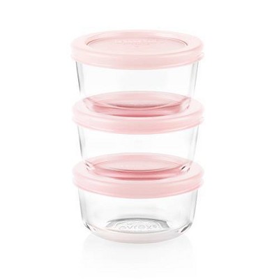 Pyrex Simply Store 2-Cup Glass Storage Container Set with Lids (6