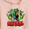 Women's - Teenage Mutant Ninja Turtles - Radical Group Cropped Graphic Hoodie - 2 of 3