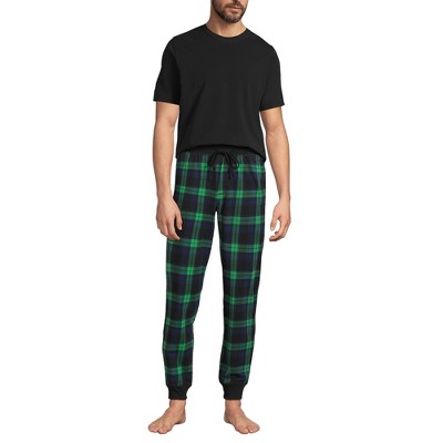 Lands' End Men's Knit Jersey Pajama Sleep Set