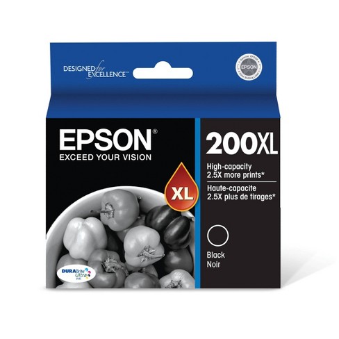 Epson 200xl Single Ink Cartridge - Black (t200xl120) : Target