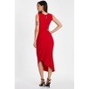 Quiz Women's Scuba Crepe Round Neck Maxi Dress with Corsage Detail - 2 of 4