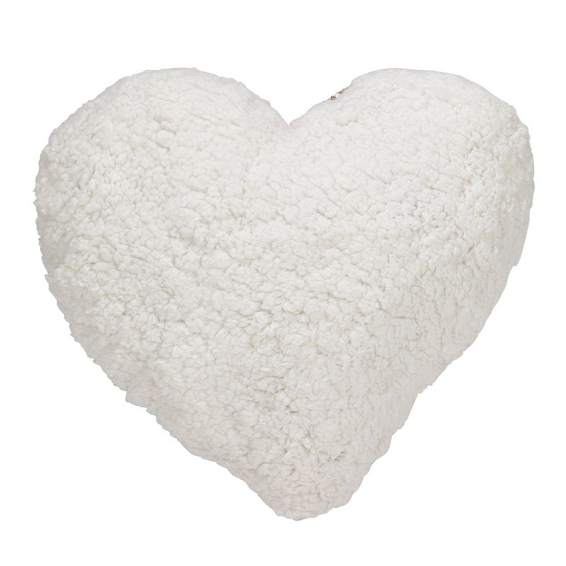 Poly Filled Heart Sequin Pillow Champagne - Saro Lifestyle, 3 of 7