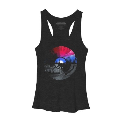 Women's Design By Humans Sound of Wilderness By clingcling Racerback Tank Top