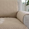 Sure Fit Gemma Extra Large Sofa Furniture Waterproof Pet Protector Cover Taupe: Machine Washable, Indoor Use - 2 of 4