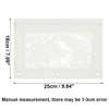 Unique Bargains Pencil Case for 3 Ring Binder Smooth Zipper Transparent Window for Folders - 2 of 4