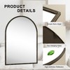 Dovelina Arch Iron Decorative Wall Mirror Hanging Mirror (Set of 2) - image 4 of 4