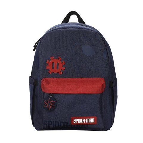 Spider-Man Classic Spider-Man Line Art 16.5” Adult Black & Red Backpack