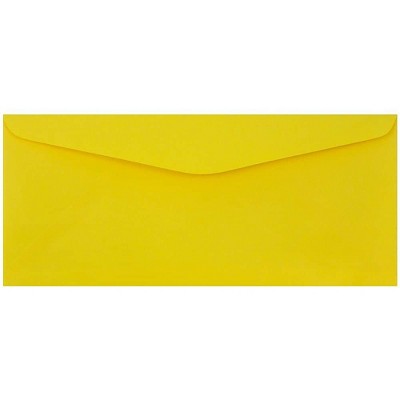 JAM Paper #9 Business Colored Envelopes 3.875 x 8.875 Yellow Recycled 1532902