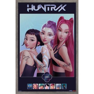 Trends International Netflix KPop Demon Hunters (2025) - Huntrix Comeback Group Framed Wall Poster Prints - 1 of 4