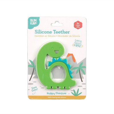 Bumkins Silicone Teether Dinosaur