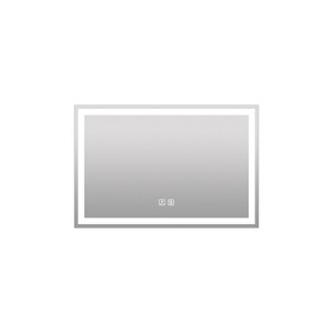 HOMLUX Rectangular Frosted Bathroom Mirror - 1 of 4