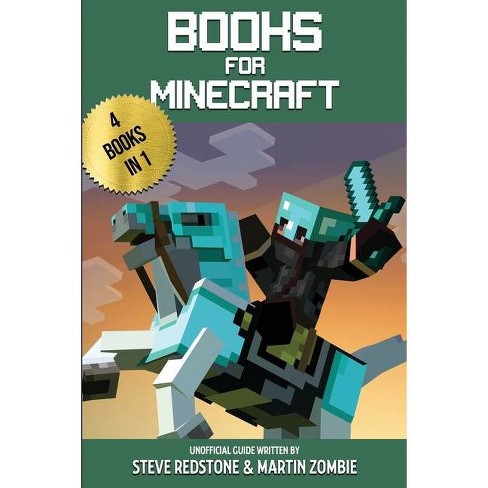 Books For Minecraft By Steve Redstone Martin Zombie Paperback Target