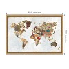 Amanti Art Pattern World Map by Laura Marshall Canvas Wall Art Print Framed 23 x 16-in. - 4 of 4