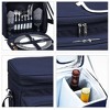 Picnic at Ascot Soft Sided Cooler with Two Person Picnic Set - 4 of 4