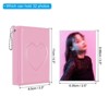 Unique Bargains Mini Love Heart PVC Material Photocard Binder Album with 32 Pockets 4.3"x3.3" - 2 of 3