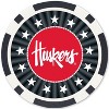 MasterPieces Casino 100 Piece Poker Chip Set - NCAA Nebraska Cornhuskers - 4 of 4