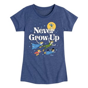 Girls' - Disney - Peter Pan Fitted Short Sleeve Graphic T-Shirt - 1 of 4
