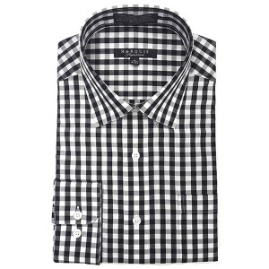 Marquis Men's Gingham Checkered Long Sleeve Modern Fit Shirt, Size - S To 3XL - 1 of 3