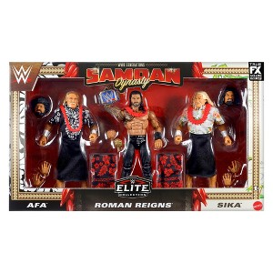 WWE Elite 3-Pack Exclusive Roman Reigns, Afa & Sika Samoan Dynasty Action Figure - 1 of 3