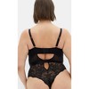 Women's Plus Size Josephine Bodysuit - black | CITY CHIC - 3 of 4