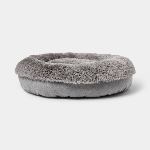 Super Plush Cuddler Round Dog Bed Gray Boots Barkley Target