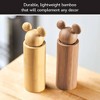 Disney Home Monochrome Bamboo Salt and Pepper Grinders - 2 of 4