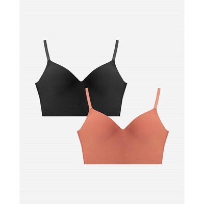 Women's Wo's 2-pack Laser Lounge Hidden Cup Molded Bra - Danskin