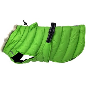 Alpine Extreme Weather Cold Puffer Coat - Lime Green - 1 of 3