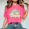 Simply Sage Market Women's Let's Go Surfing Short Sleeve Garment Dyed Tee - 2 of 2