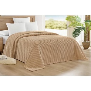 Noble House Ribbed Corduroy Extra Plush & Comfy All-Season Blanket - 1 of 3