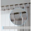 HLC.ME Tab Top Window Curtain Sheer Voile Panels for Living room & Bedroom, Set of 2 - 2 of 4
