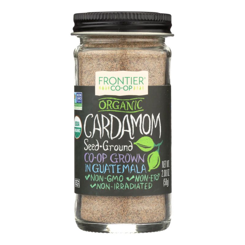 Frontier Co-Op Cardamom Seed Organic Ground Decorticated No Pods - 2.08 oz, 1 of 5