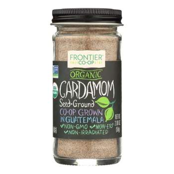 Frontier Co-Op Cardamom Seed Organic Ground Decorticated No Pods - 2.08 oz